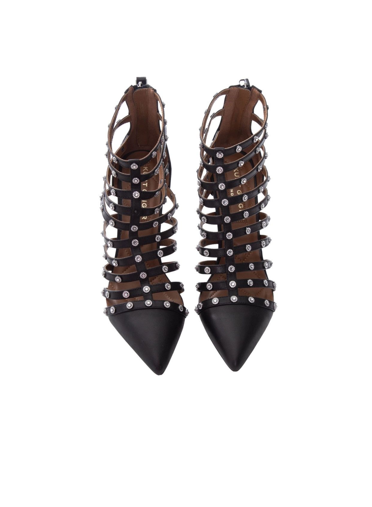 Kurt Geiger Kurt Geiger black Crystal sz 41.5 worn by Paris Hilton Size US 10.5 / IT 40.5 - 3 Thumbnail