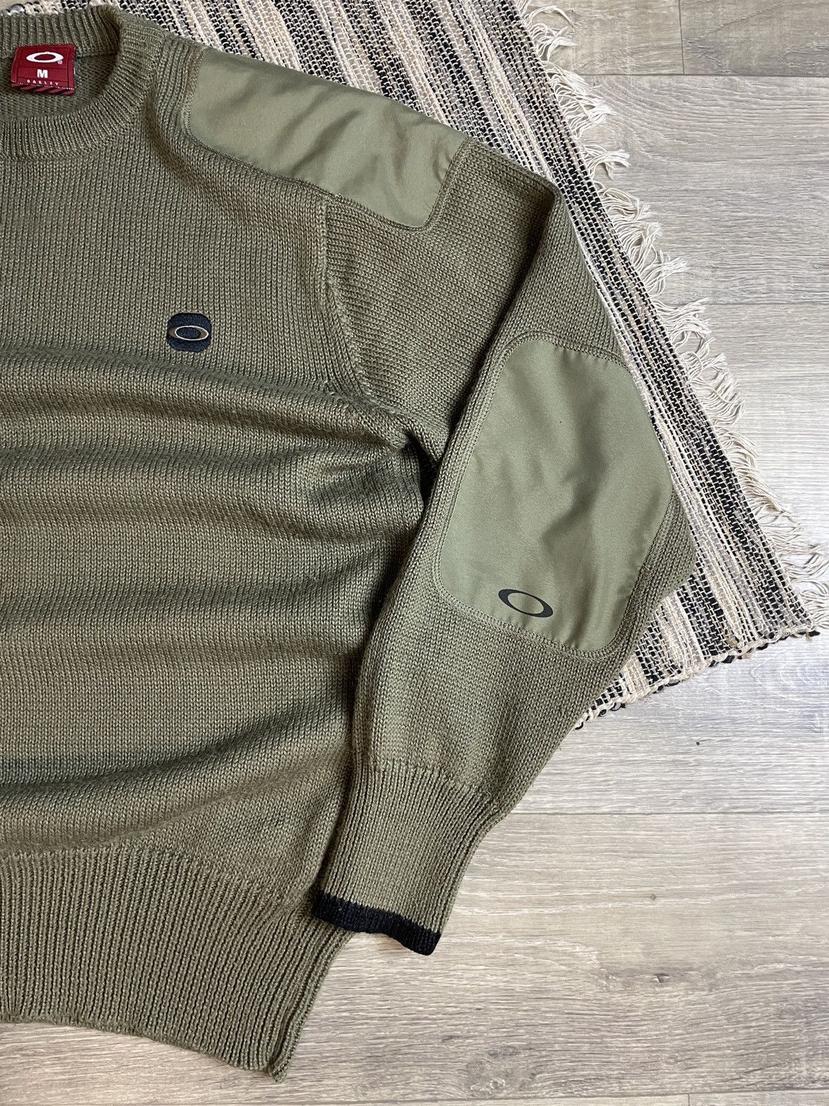 Oakley ☠️ OAKLEY 00s Nylon-Knitted Logo Knitwear Sweater M Size US M / EU 48-50 / 2 - 9 Thumbnail