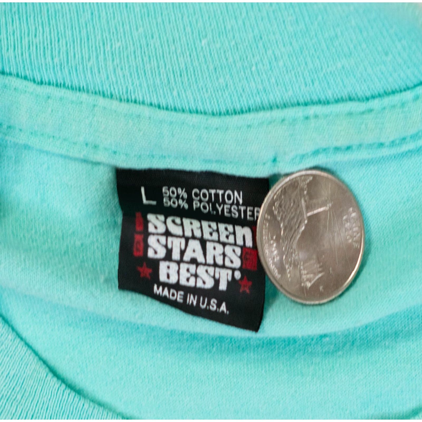 Vintage VINTAGE Texas State Championship T-Shirt Men L Green Texas State Championship T-Shirt Men 90s College Retro USA Football Knit Logo Screen Stars Best Size US L / EU 52-54 / 3 - 4 Thumbnail