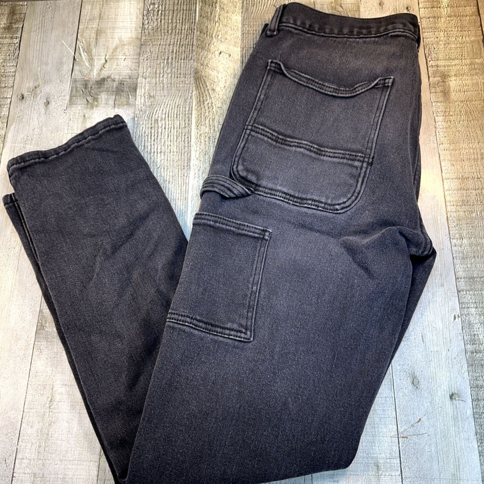 Vintage Men’s Jeans Raw X Black Skinny 36x30 Mens Regular 36 Black Skinny Jeans Raw X Size US 36 / EU 52 - 3 Thumbnail