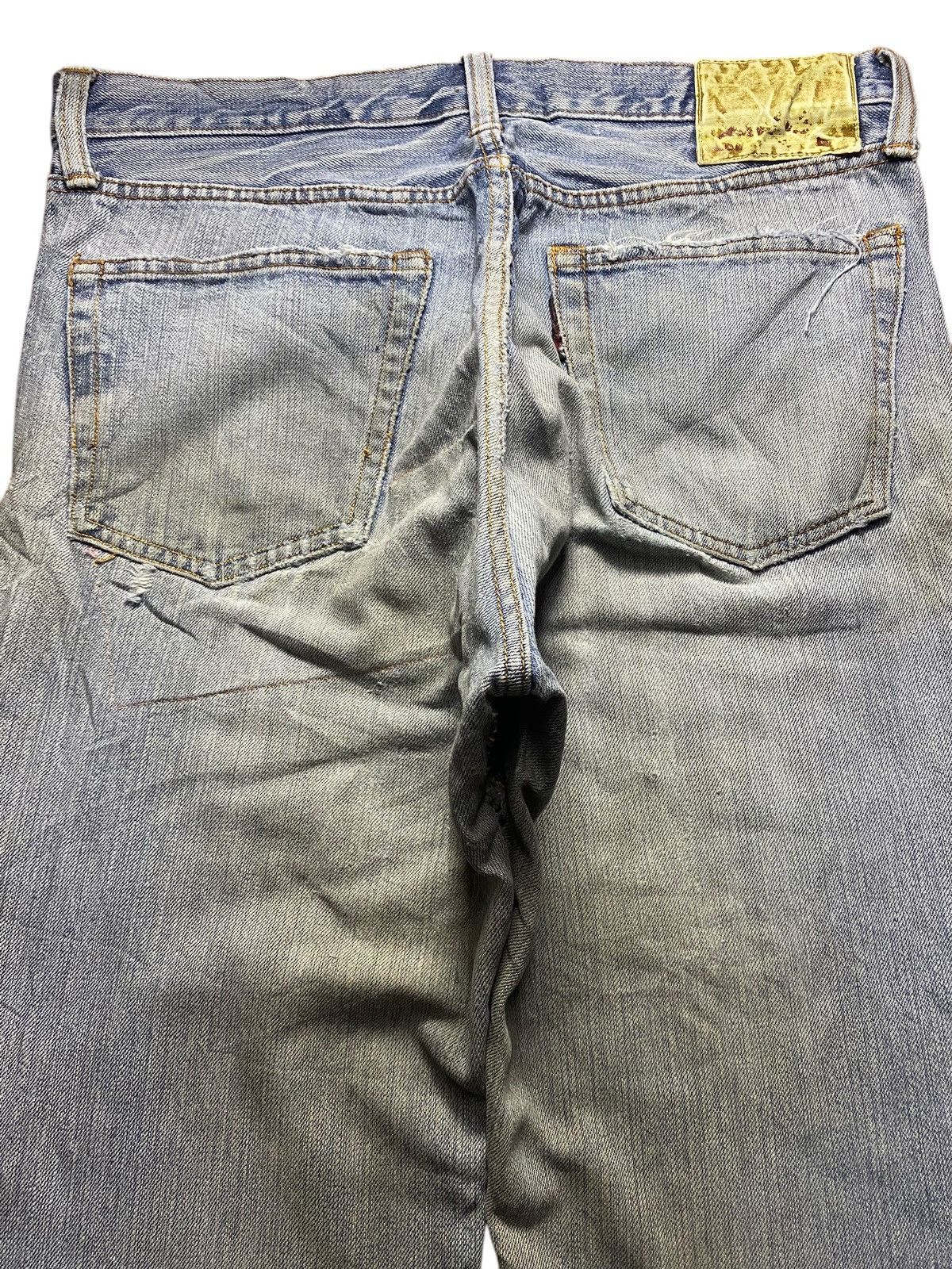 Japanese Brand Vintage Japanese Brand Shashiko Boro Distressed Jeans Size US 33 - 4 Thumbnail