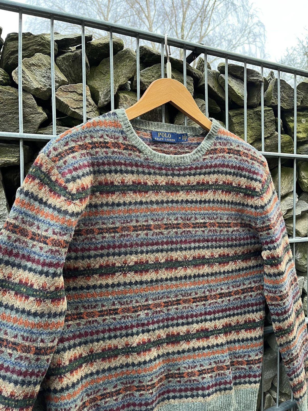 Polo Ralph Lauren Wool Sweater Norwegian Style Japanese