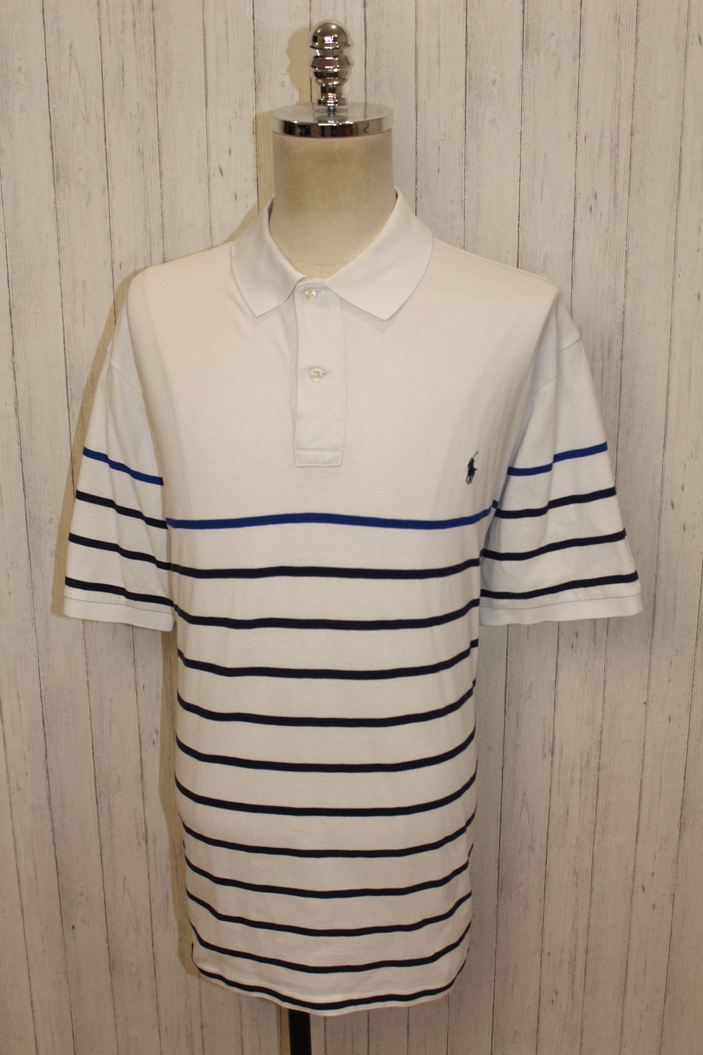 Polo Ralph Lauren RALPH LAUREN Short Sleeve White Polo Shirt Size 2XL Size US XXL / EU 58 / 5 - 2 Thumbnail