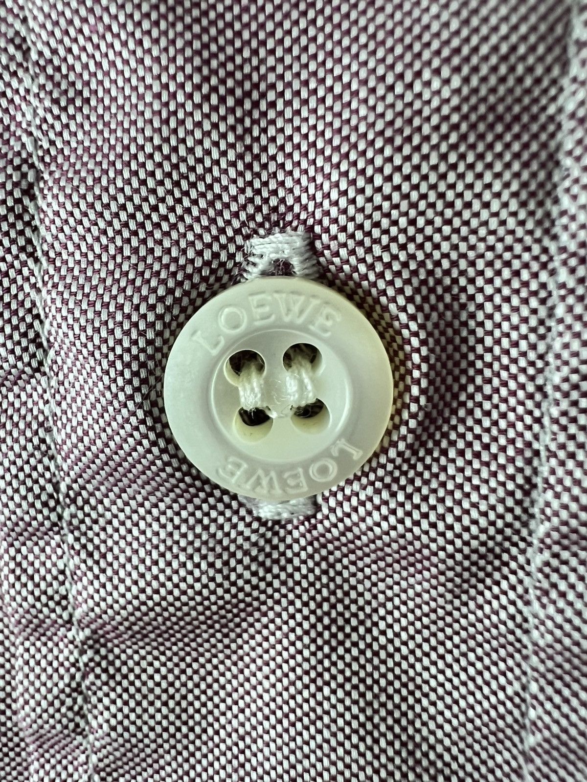 Designer × Loewe Loewe purple Classic Button Up Longsleeve shirt Size US XL / EU 56 / 4 - 4 Thumbnail