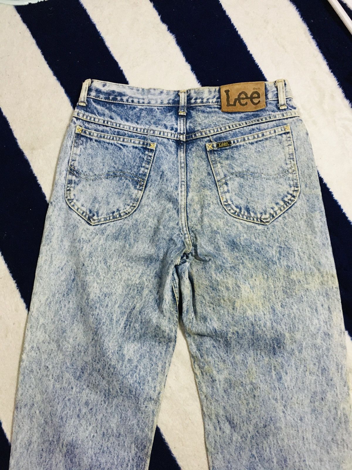 Japanese Brand × Lee Lee Acid Wash Jeans (16) Size US 29 - 5 Thumbnail