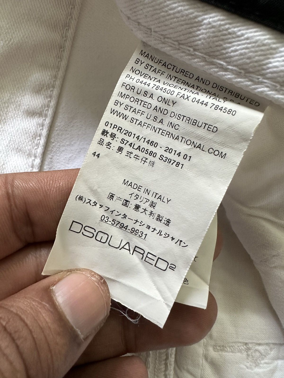 Dsquared2 [32 x 37] SS14 Dsquared White denim Made in Italy 7 pocket Size US 32 / EU 48 - 17 Thumbnail