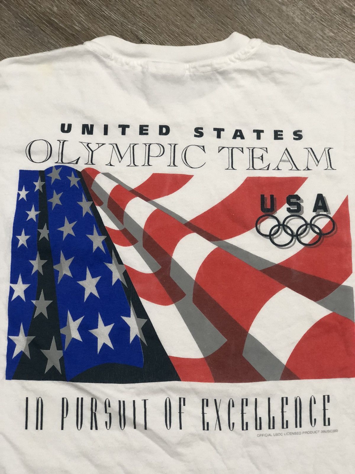 Hanes Vtg 1996 US Olympic Team Tee Size US XL / EU 56 / 4 - 3 Thumbnail