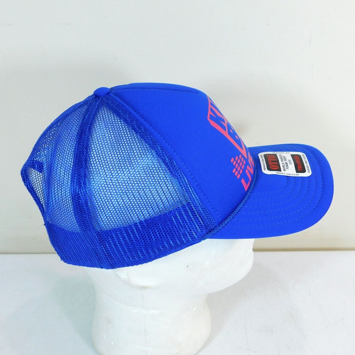 Otto Kidz Bop Live Tour Trucker Hat Adjustable Blue Red Adult Sz Size ONE SIZE - 3 Thumbnail