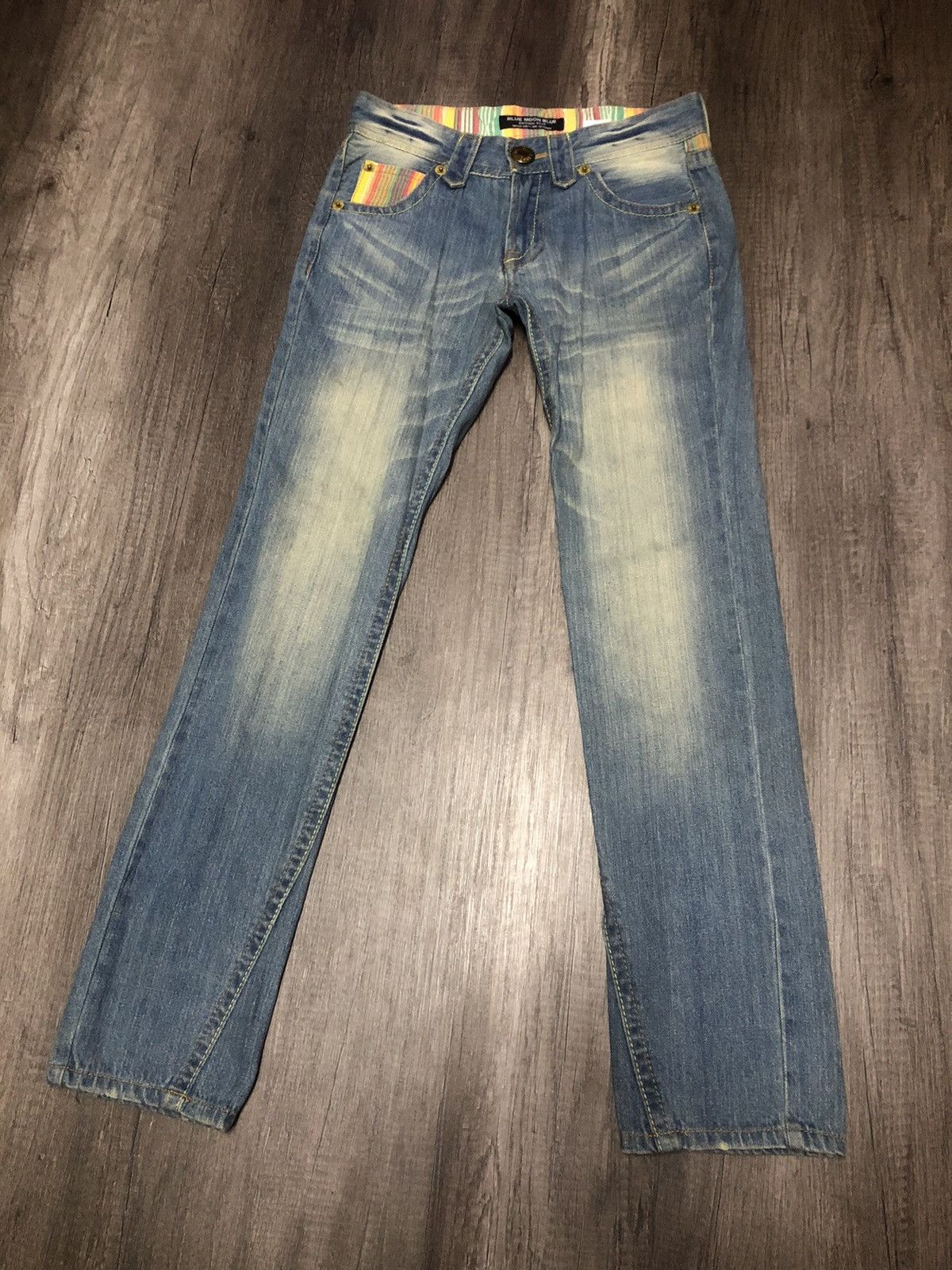 Blue Blue Japan × Hysteric Glamour Vintage Blue Moon Blue Jeans (unisex) Size US 30 / EU 46 - 3 Thumbnail