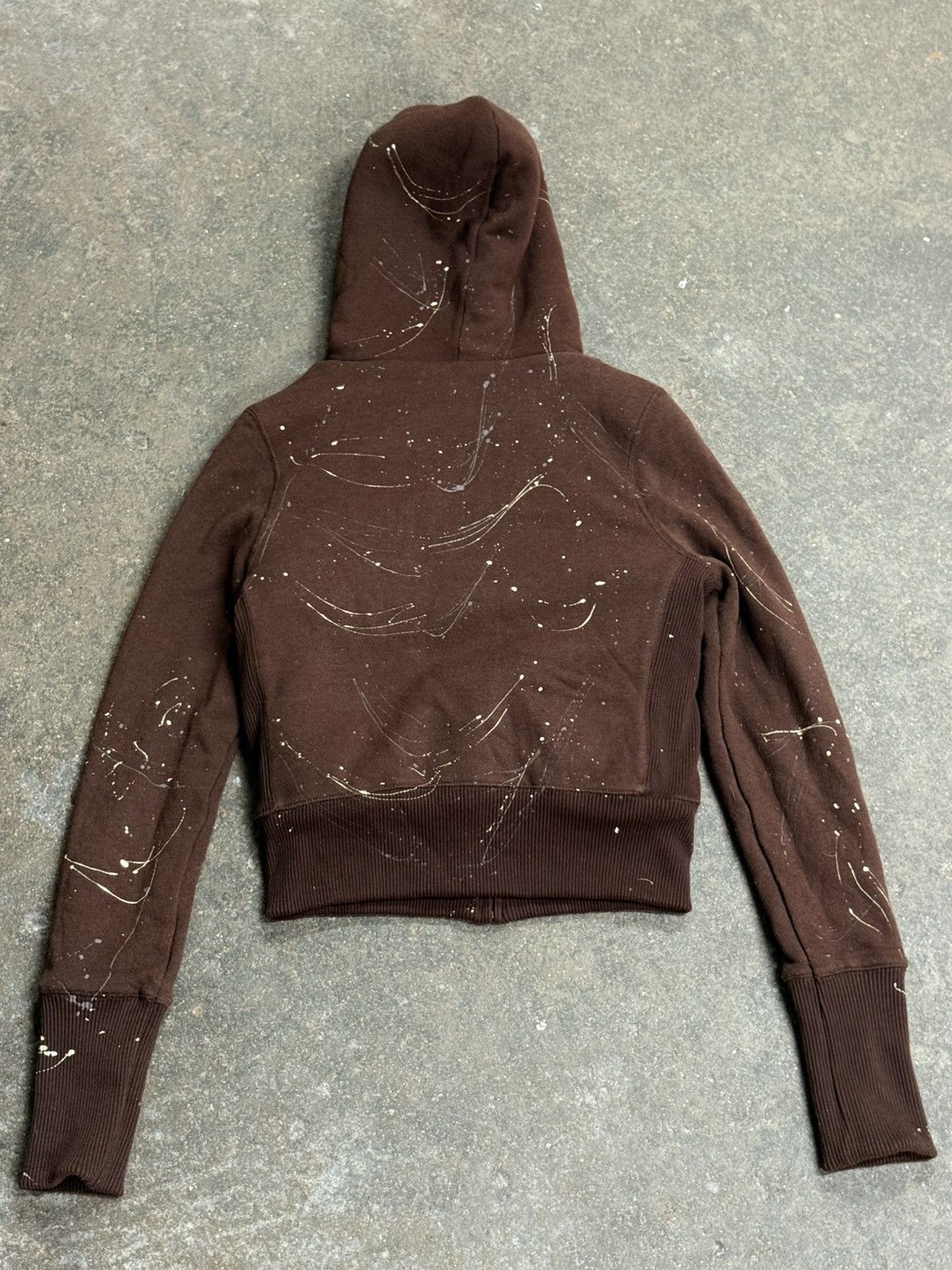 Miss Me RARE Miss Me Paint Splatter Reversible Chrome Zip Fur Hoodie Size S / US 4 / IT 40 - 7 Thumbnail