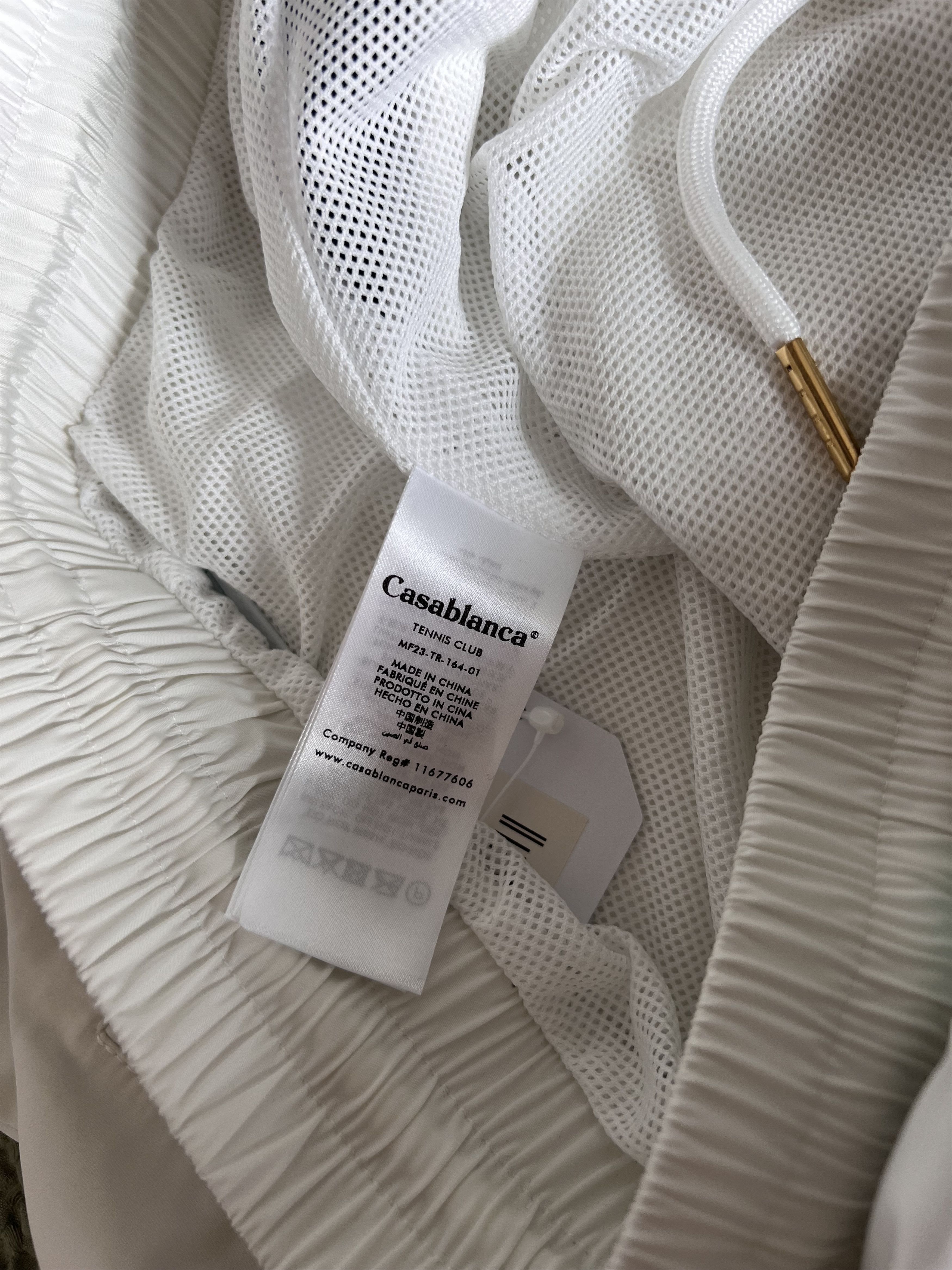 Casablanca Casablanca Side Panelled Shell Suit Track Pants in White Size US 32 / EU 48 - 9 Thumbnail