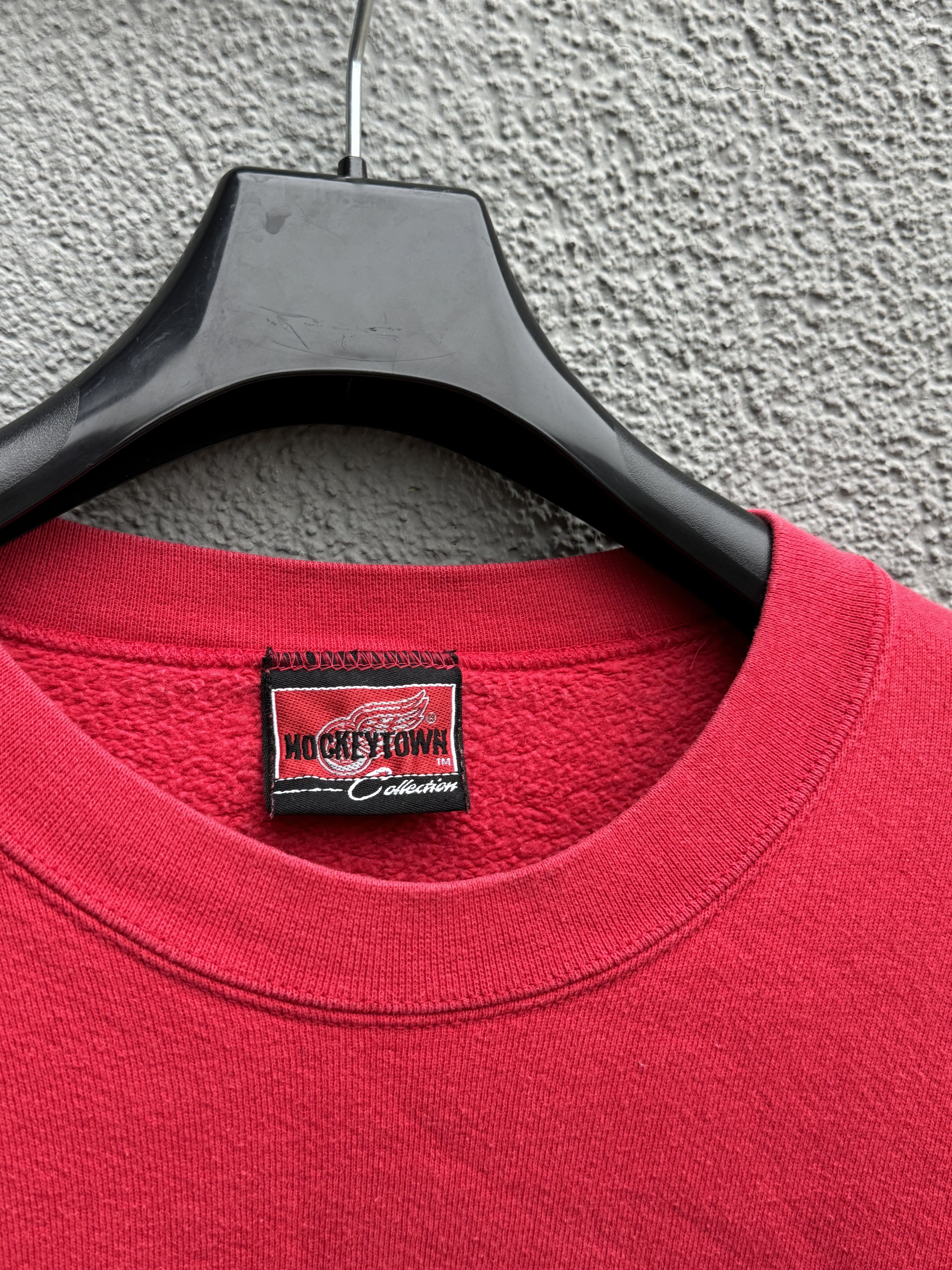 NHL × Vintage Vintage Red Wings Hockeytown Sweatshirt XL 90s NHL Size US XL / EU 56 / 4 - 3 Thumbnail