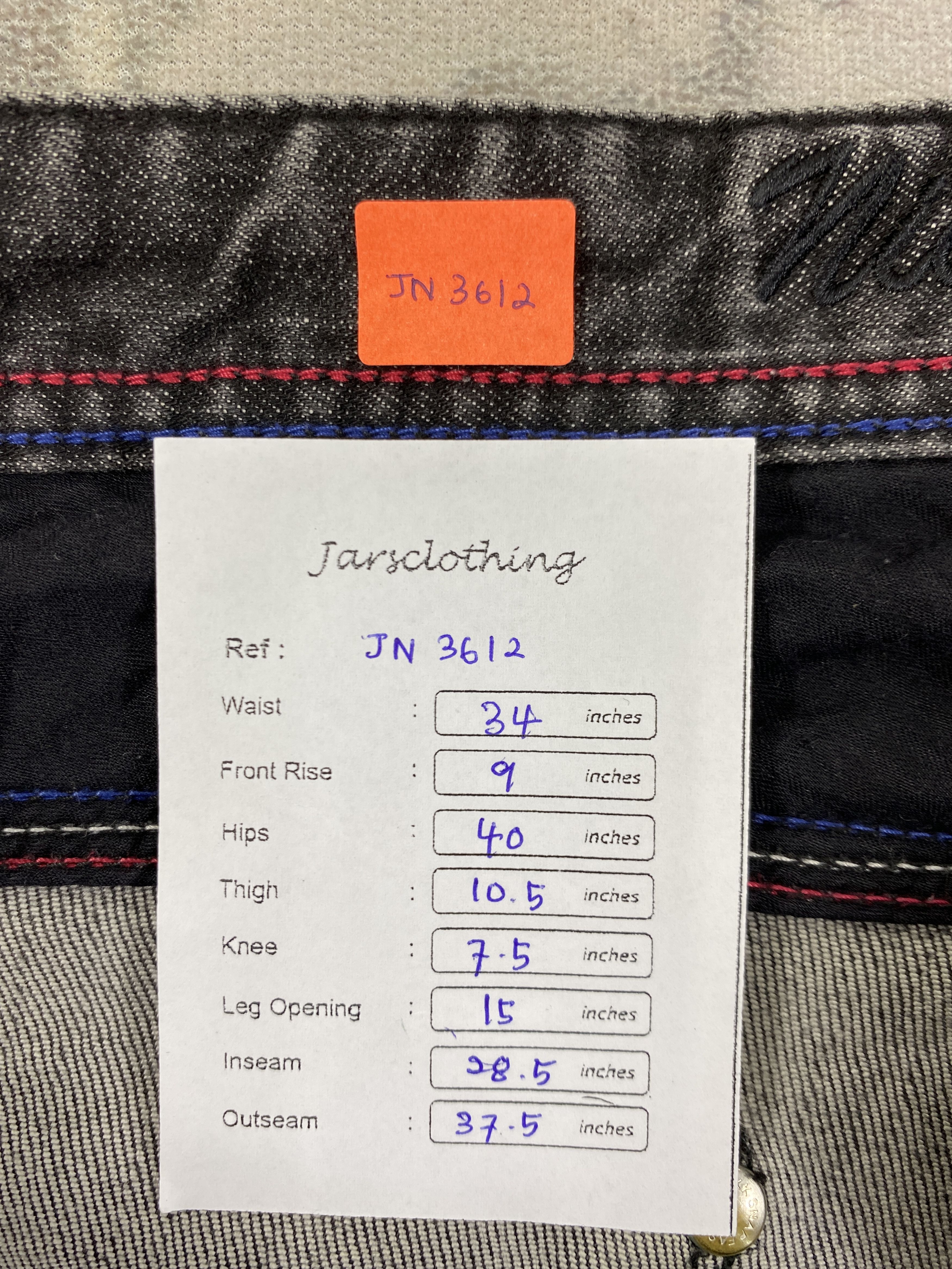 Japanese Brand Distressed Vintage Nicole Club Jeans 34x28.5 Denim - JN3612 Size US 34 / EU 50 - 8 Thumbnail