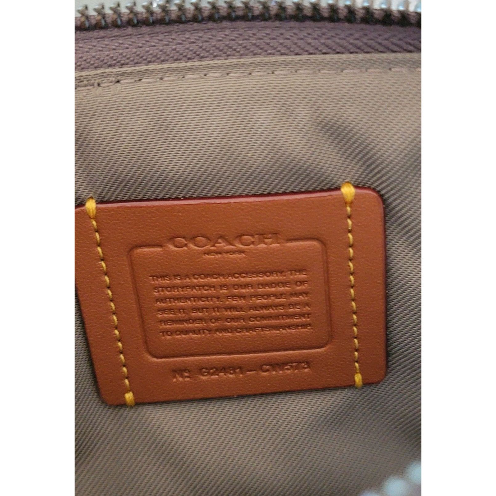 Coach New With Tags Coach KIRA Crossbody, V5/Anthracite Size ONE SIZE - 9 Thumbnail