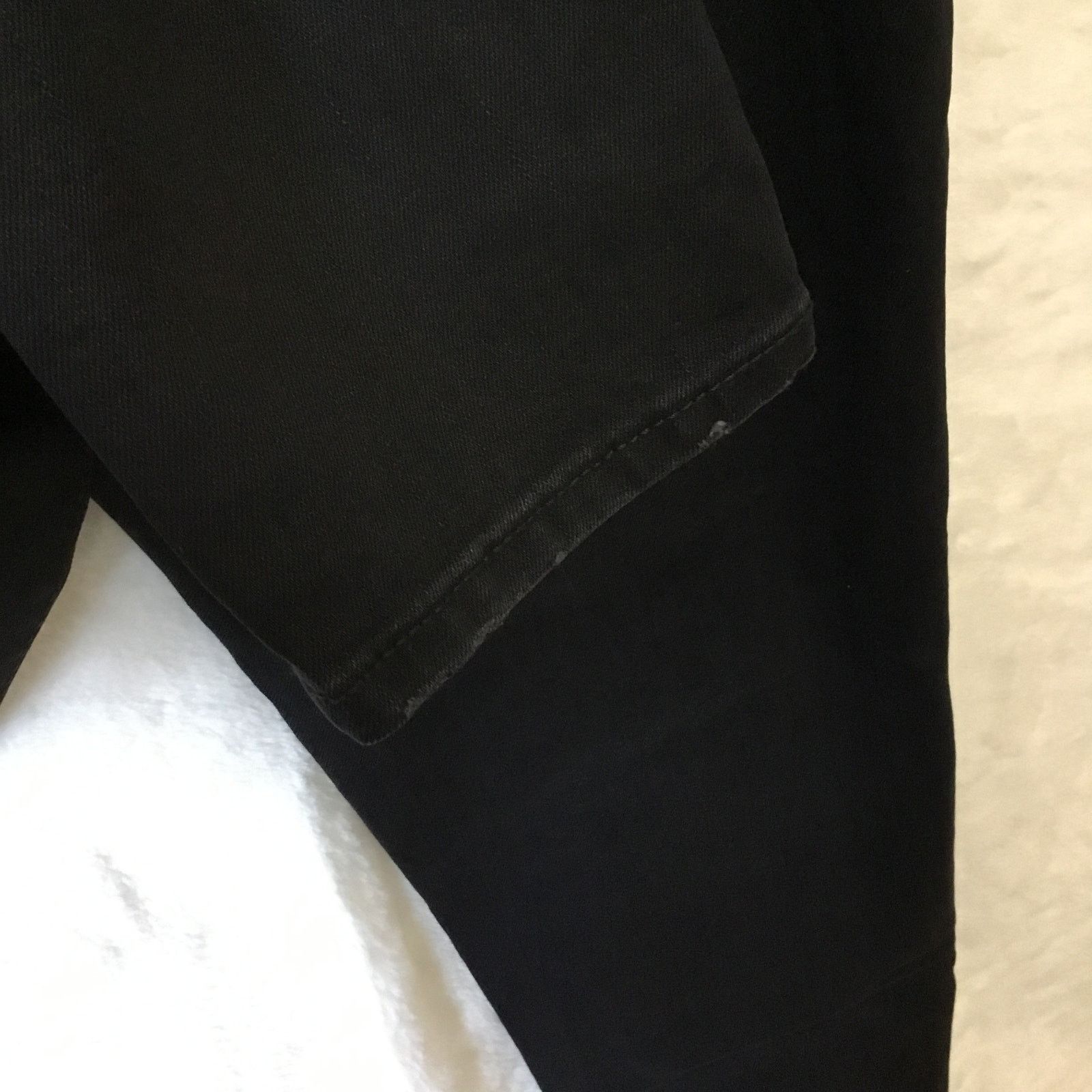 Banana Republic Banana Republic High Rise Black Denim Skinny Jeans Size 27" / US 4 / IT 40 - 9 Thumbnail