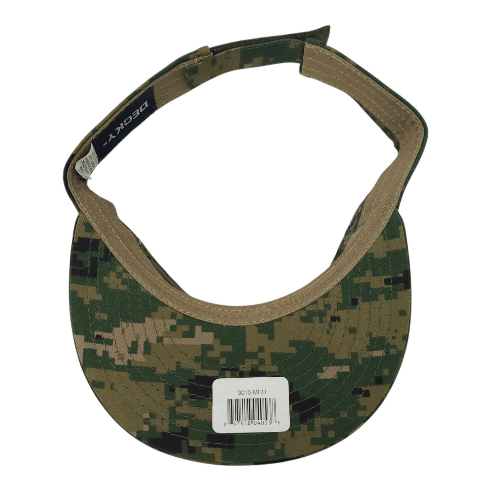 Decky BG Camo Visor Decky Adjustable Strapback Cap Hunting Hat Size ONE SIZE - 5 Thumbnail