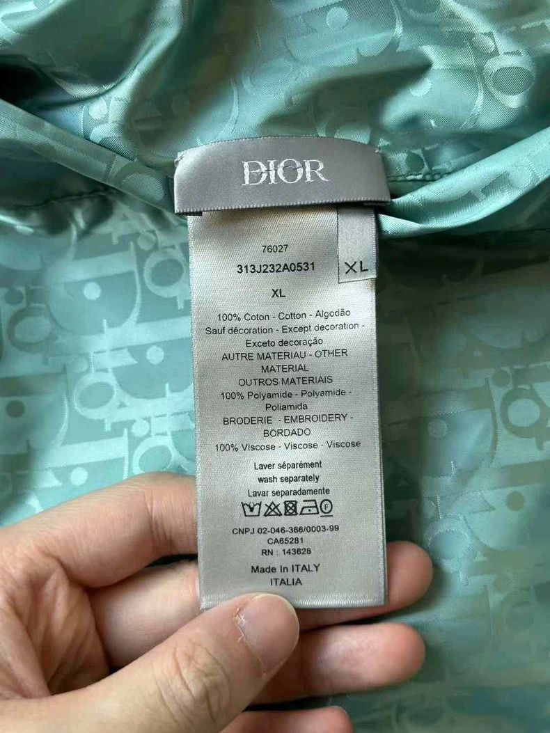 Dior Dior Mint green double-sided full print jacket 2501-Nextarr Size US XL / EU 56 / 4 - 5 Thumbnail
