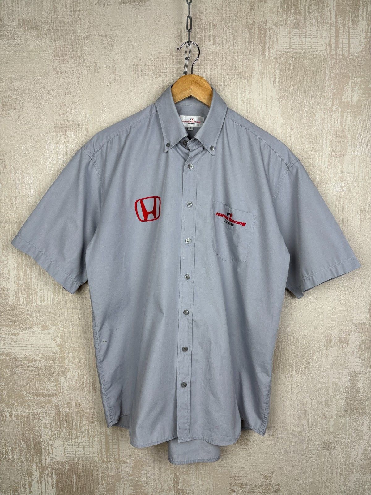 Honda Vintage Honda Racing Team F1 Short Sleeve Shirt Relaxed Fit Size US S / EU 44-46 / 1 - 3 Thumbnail