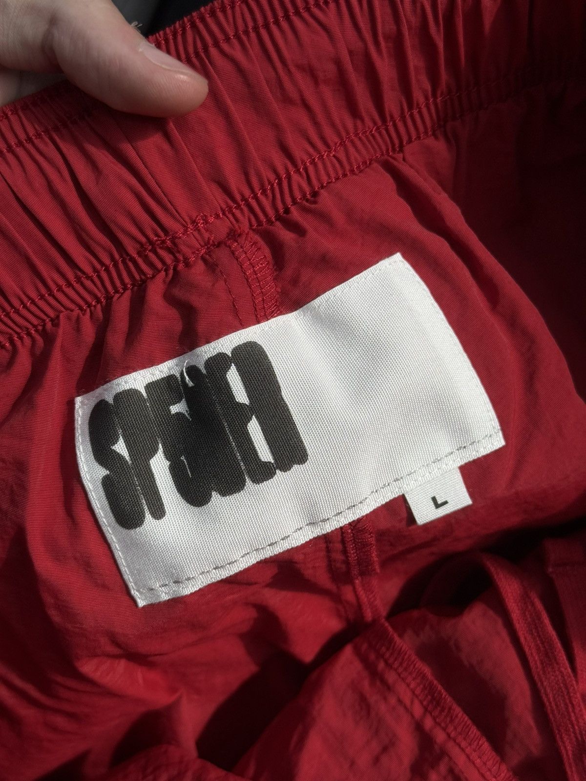 Sp5der Sp5der Double Layer STAR Shorts Size Large (NEW) Red Size US 31 - 8 Thumbnail
