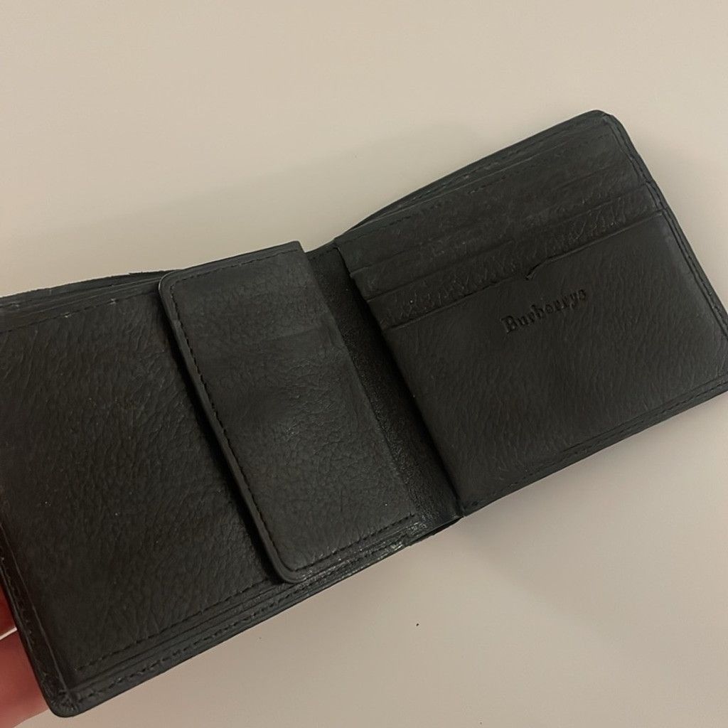 Burberry Burberry Bi Fold Wallet Men Black Authentic “Clean” Size ONE SIZE - 4 Thumbnail