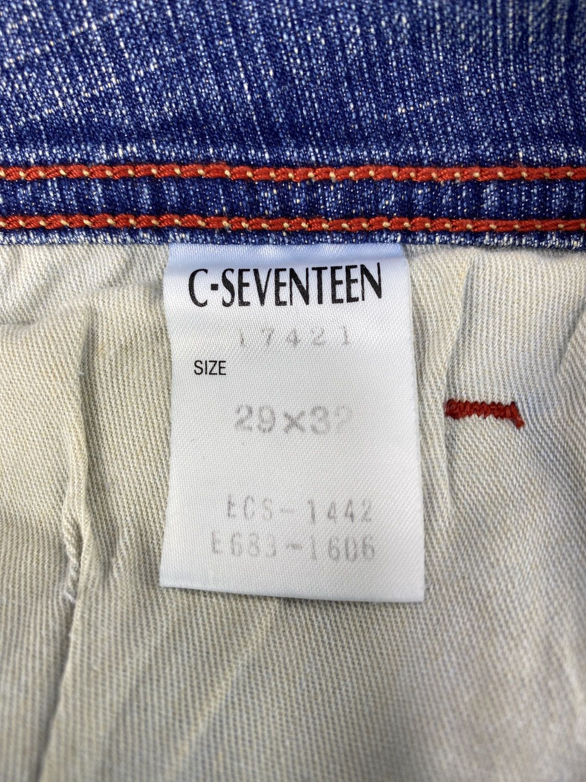 Japanese Brand Flare Jeans C-Seventeen Bootcut Denim pants - J1022 Size 27" / US 4 / IT 40 - 9 Thumbnail