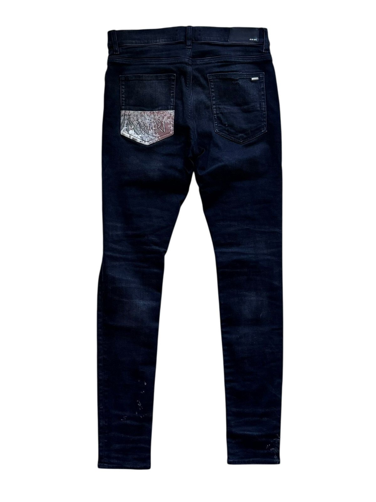 Amiri Amiri Ripped Black Jeans Size 34 ($1295 Retail) Size US 34 / EU 50 - 2 Thumbnail