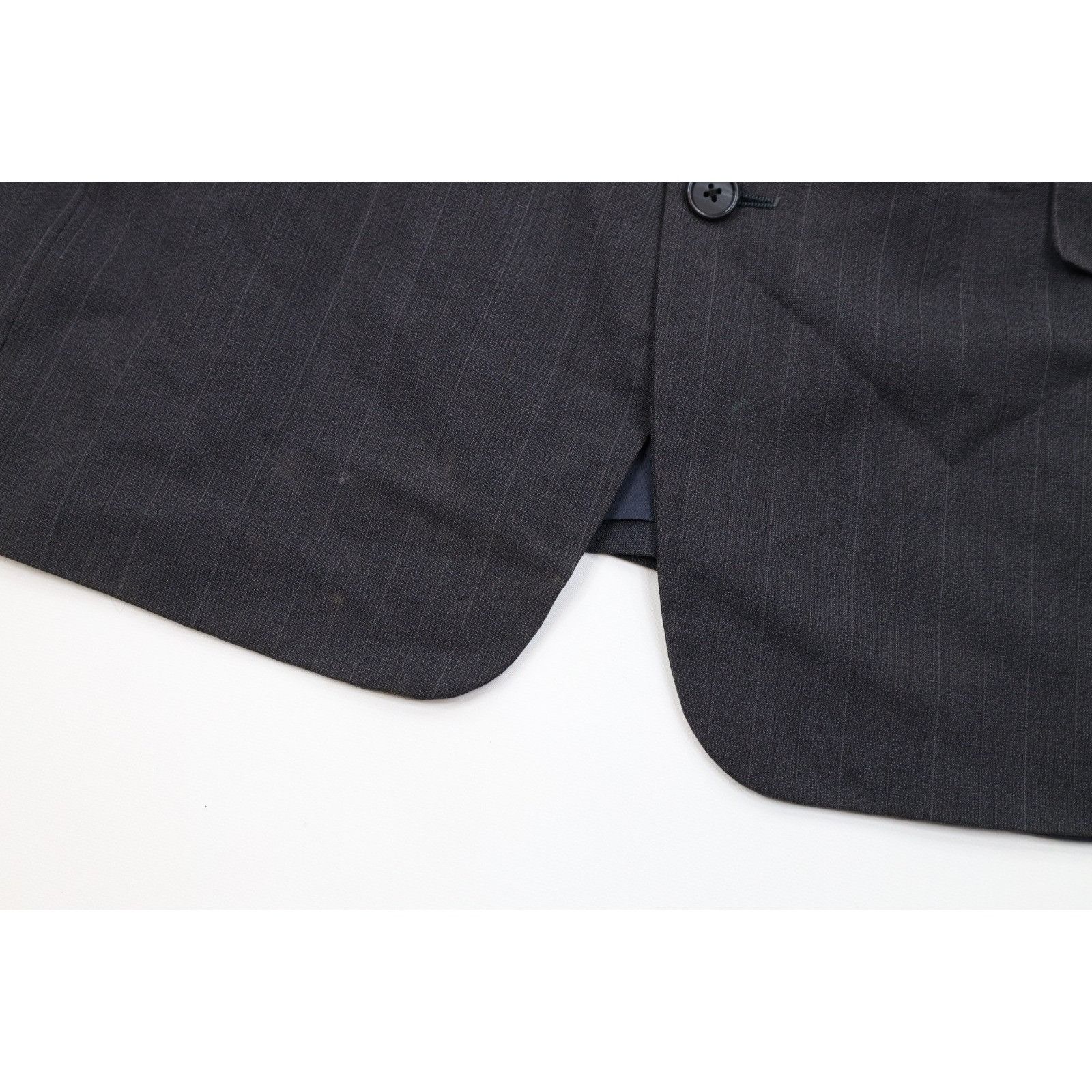 Vintage Vintage 90s Streetwear Distressed 2 Piece Suit Wedding Suit Size 44R - 6 Thumbnail