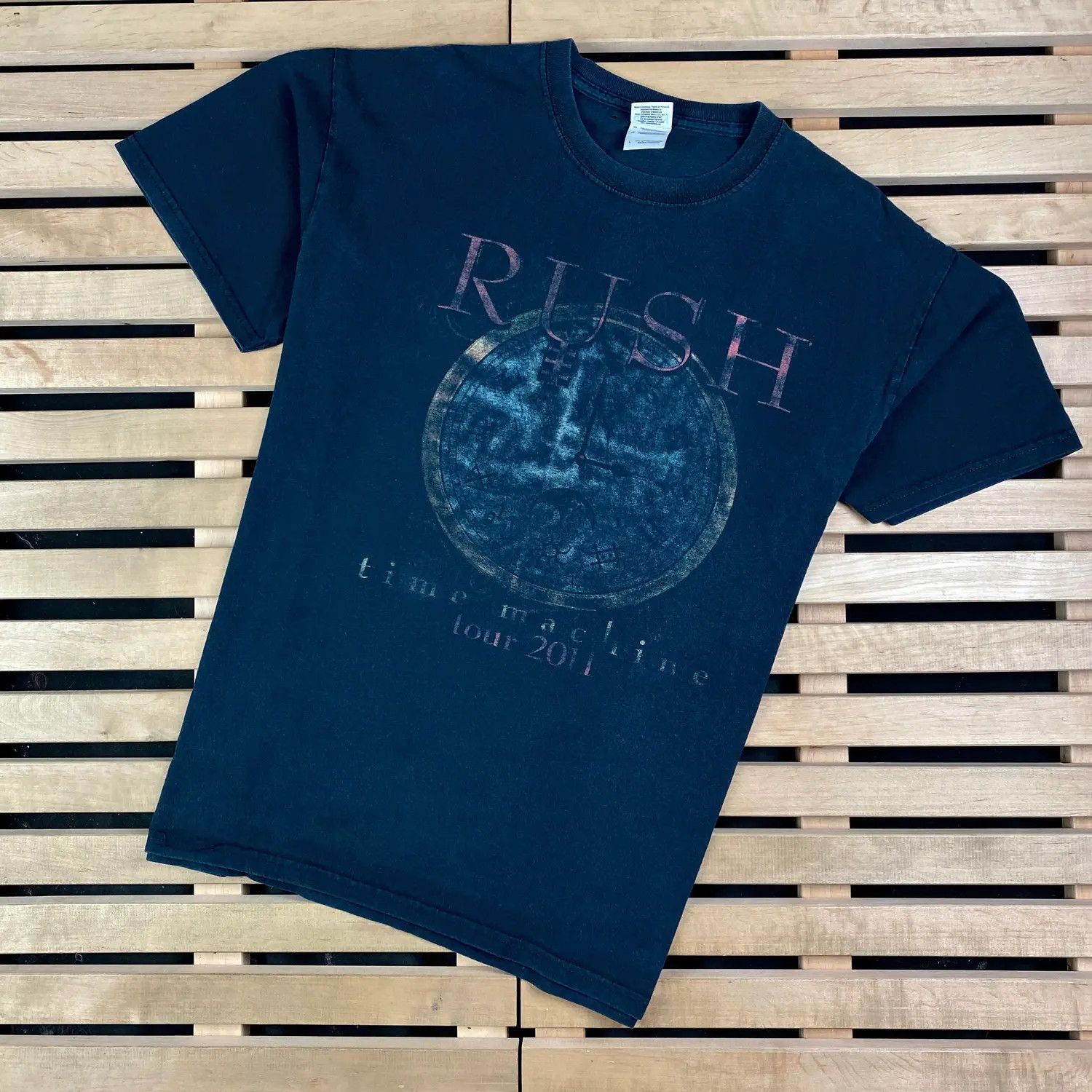 Band Tees Mens Vintage T Shirt Rush Time Machine Tour 2011 Size L Size US L / EU 52-54 / 3 - 1 Thumbnail