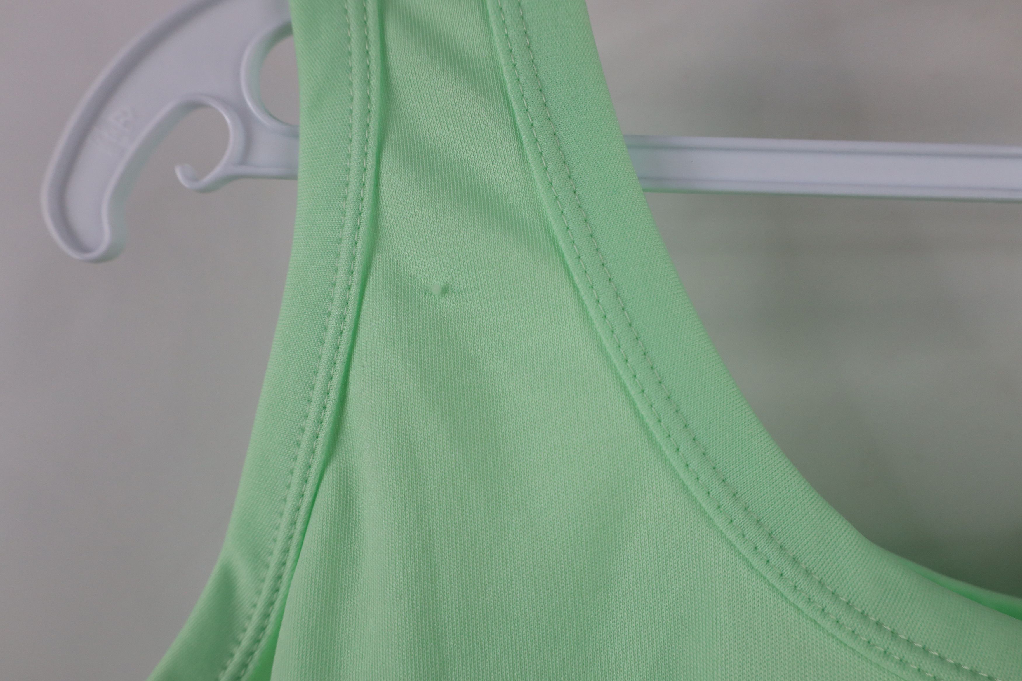 Vintage Vintage 70s Streetwear Babydoll Knit Tank Top T-Shirt Lime Size L / US 10 / IT 46 - 6 Thumbnail
