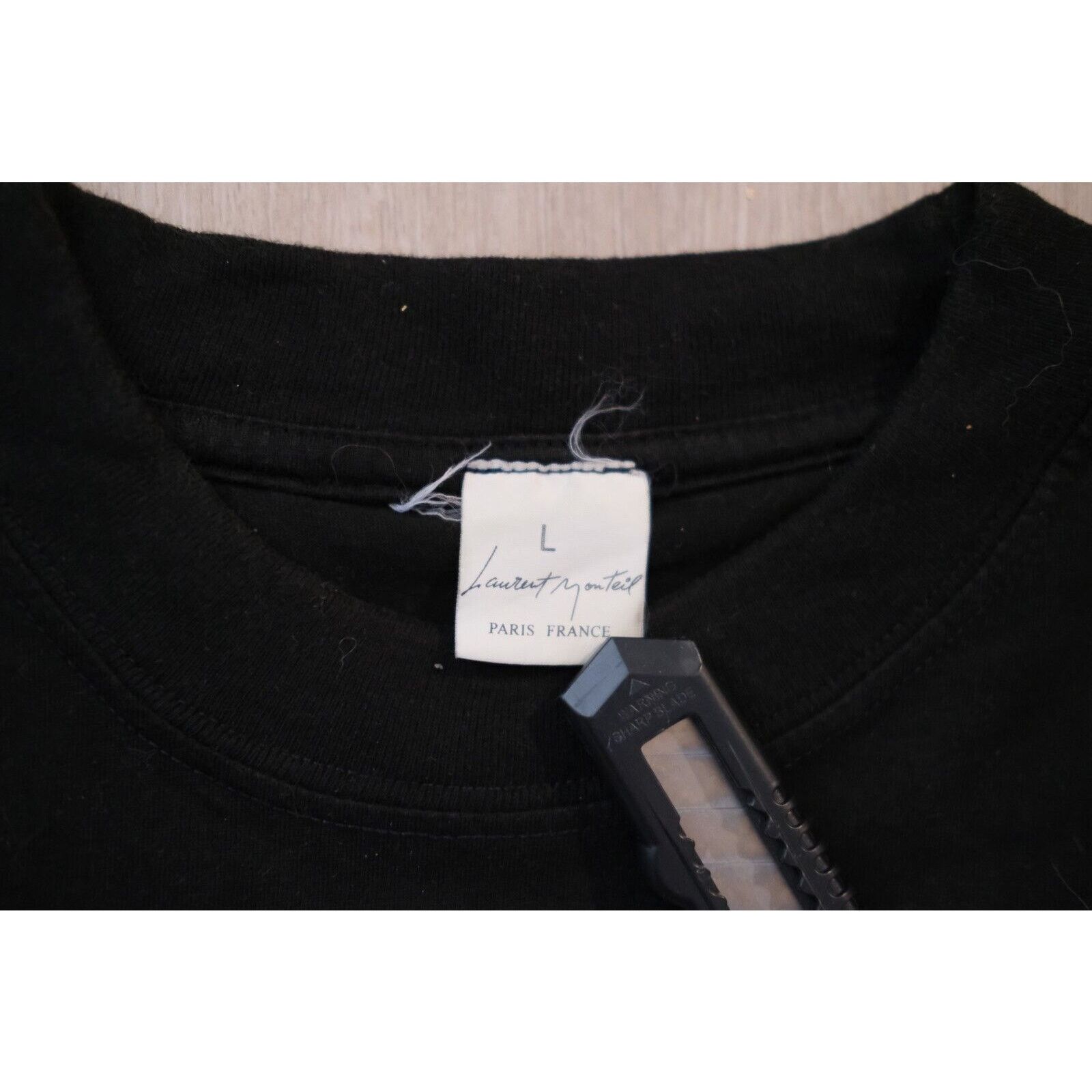 Other Vintage Laurent Monteil Van Gogh Art Paint Tee Large Black Size US L / EU 52-54 / 3 - 4 Thumbnail