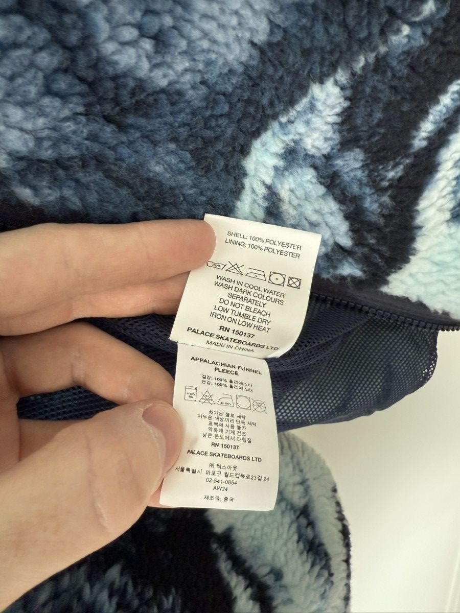 Palace Palace Appalachian Funnel Fleece - Blue Size US L / EU 52-54 / 3 - 7 Thumbnail