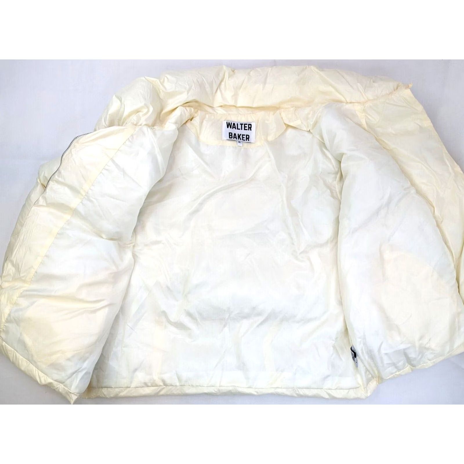 Vintage Walter Baker Genesis Cropped Puffer Jacket Women XL Bubble Full Zip Winter Size XL / US 12-14 / IT 48-50 - 4 Thumbnail