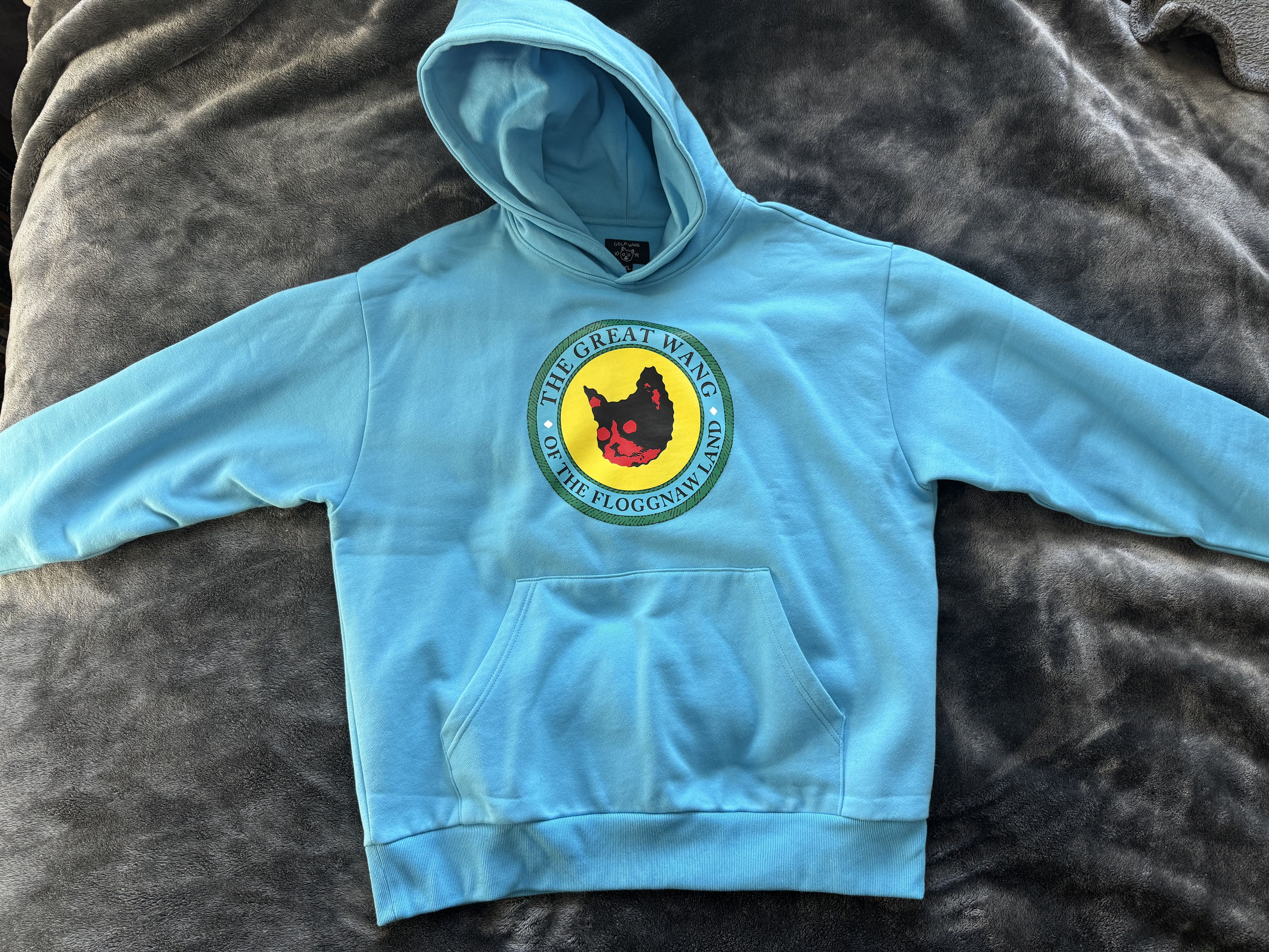 Golf Wang Golf Wang “Great Wang of the Floggnaw Land” (Sky Blue, XL) Size US XL / EU 56 / 4 - 1 Thumbnail