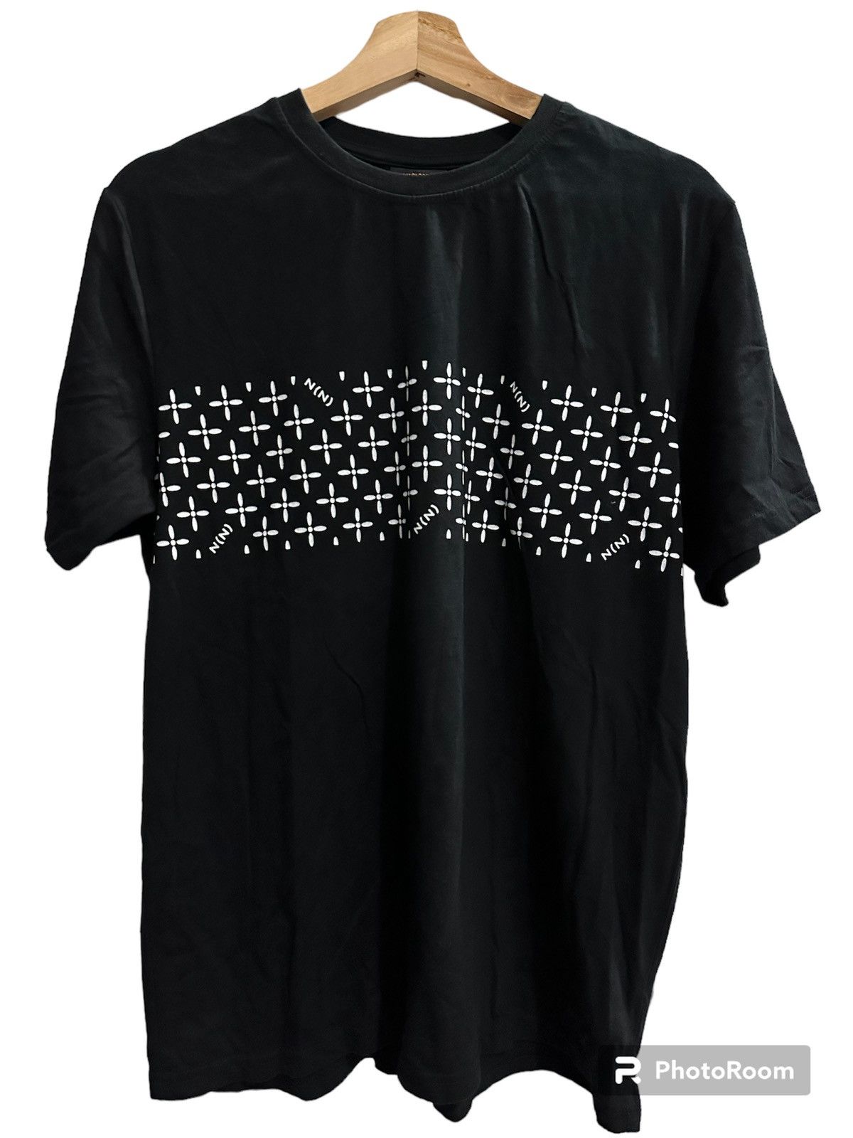 Number Nine x Marlboro Black Tee M