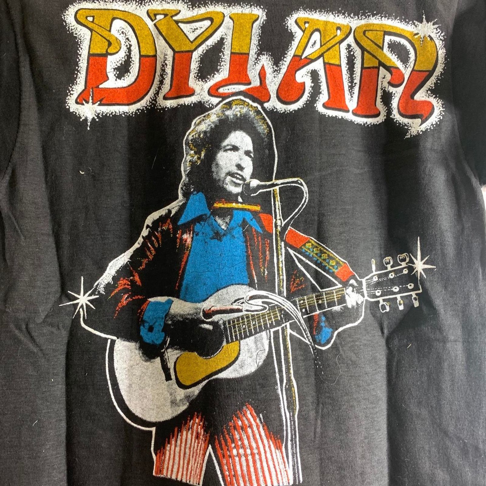 Vintage 1978 BOB DYLAN Live In Concert American Tour tee shirt L Size US L / EU 52-54 / 3 - 7 Thumbnail