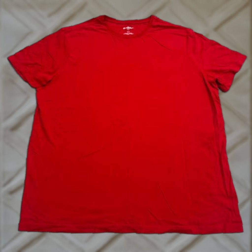 Vintage Goodfellow & Co T-Shirt Mens XL Red Short Sleeve Cotton Tee Crew Neck Classic Regular Fit Adults Size US XL / EU 56 / 4 - 1 Thumbnail