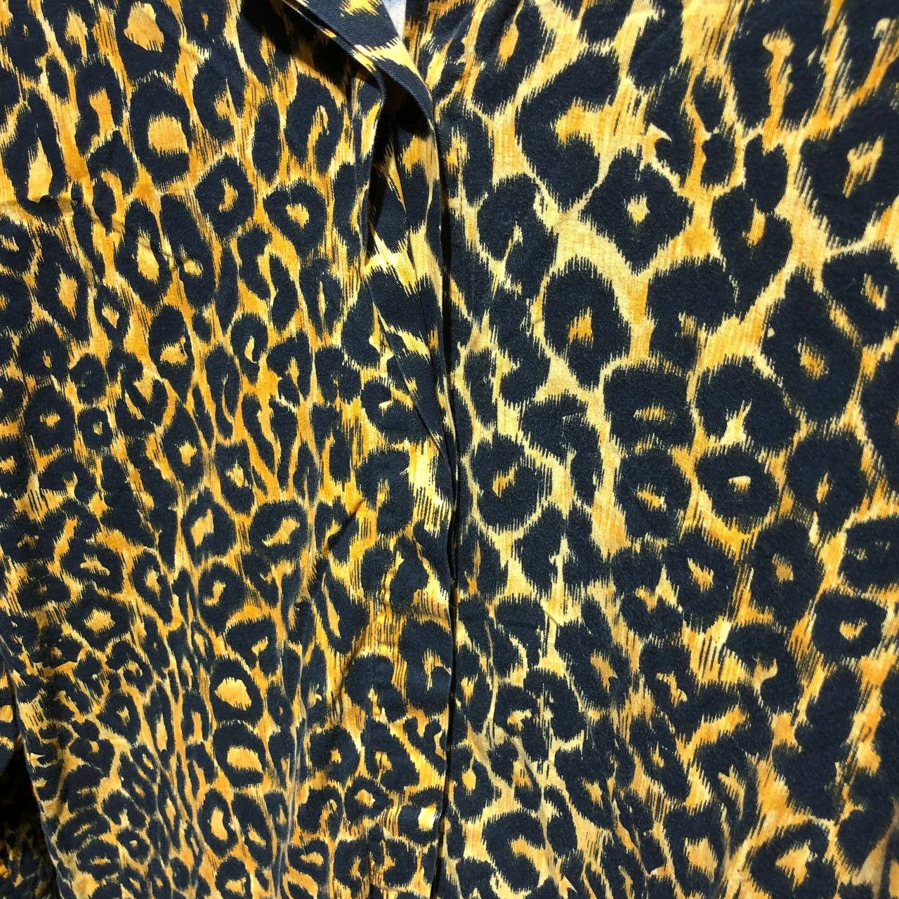 Versus Versace Versace Versus Leopard print button down long sleeves Size US M / EU 48-50 / 2 - 9 Thumbnail