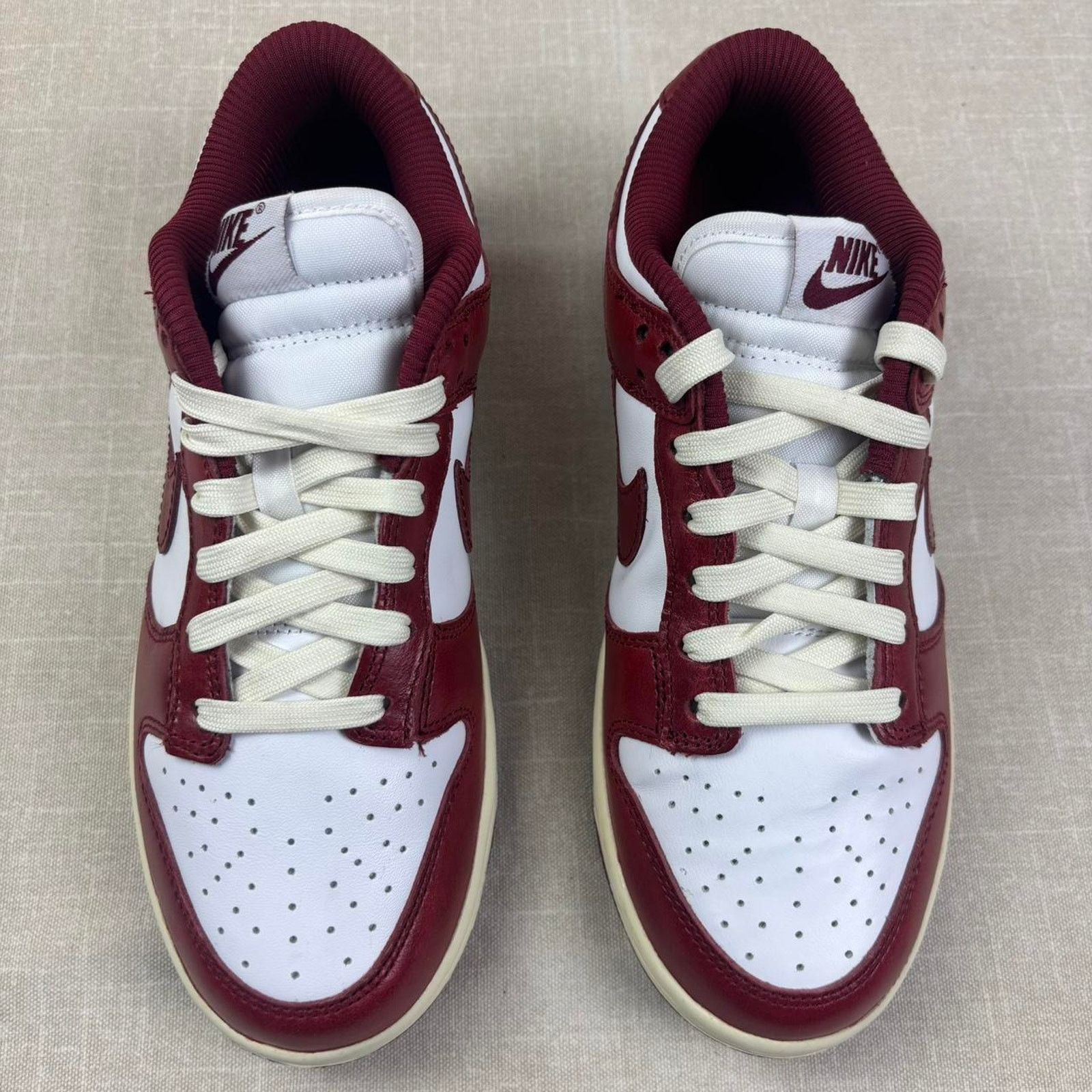 Nike 💋 2023 Nike Dunk Low “Vintage Team Red” 7W Size US 7 / IT 37 - 3 Thumbnail