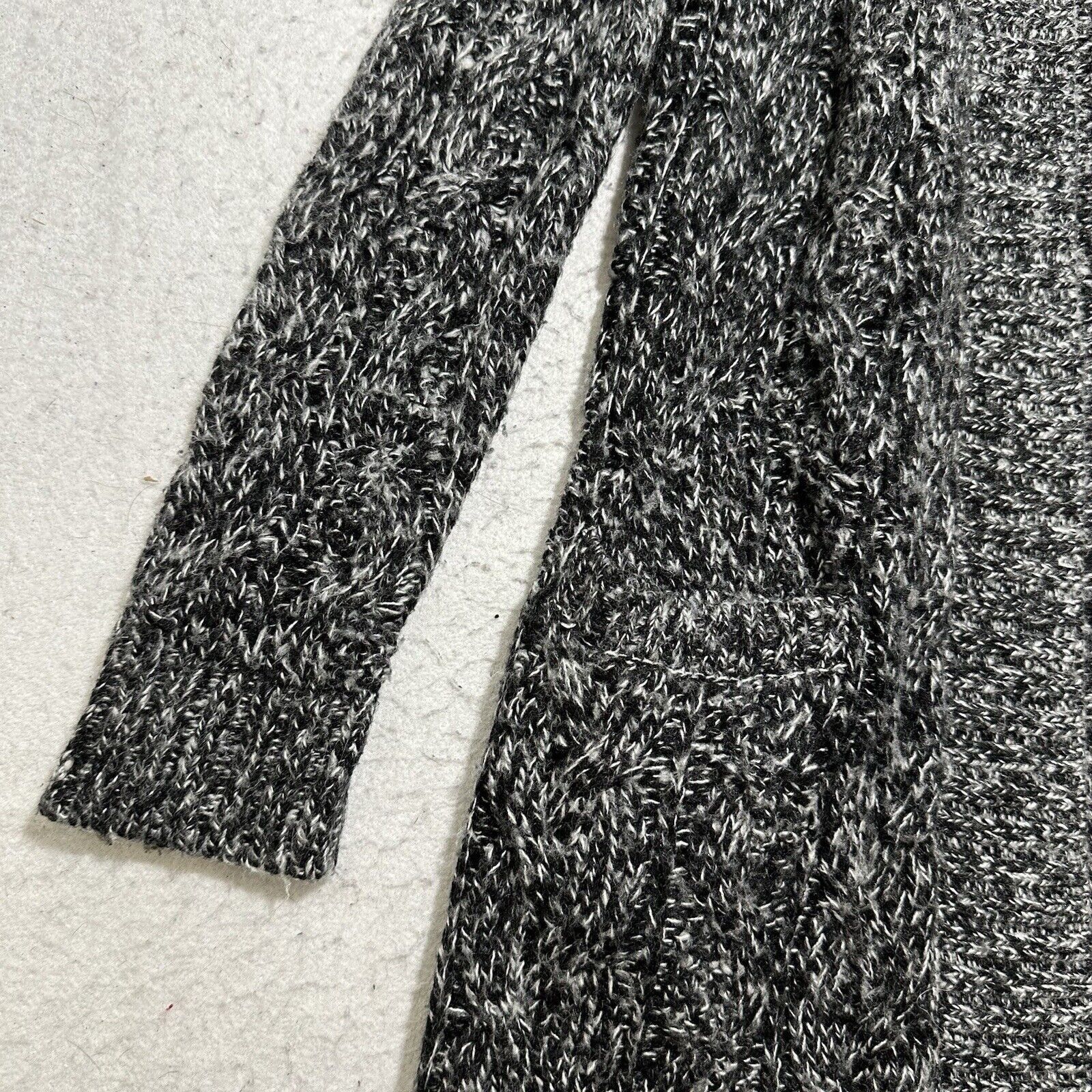 Gap Gap XS Cardigan Sweater Pockets Heavyweight Knit Black Size XS / US 0-2 / IT 36-38 - 7 Thumbnail