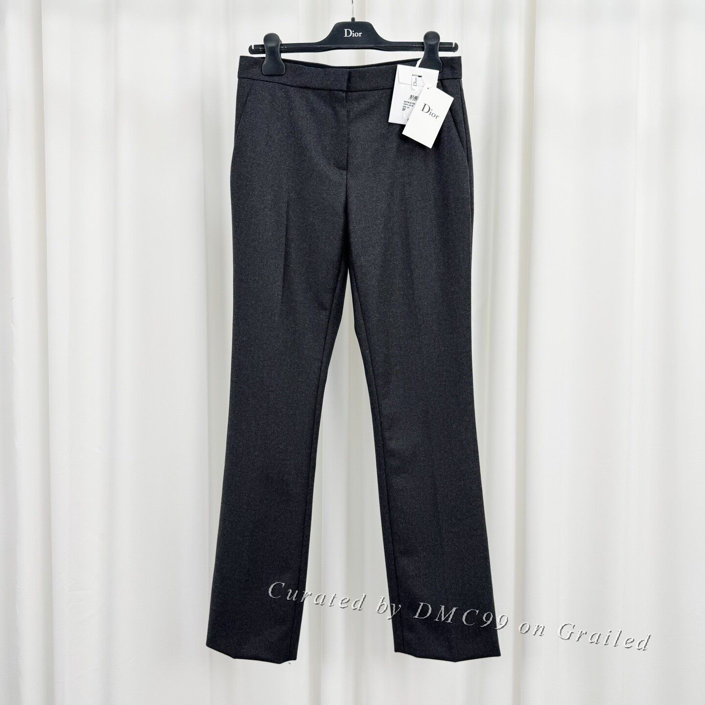 Dior Dior Gray Wool Suit Trousers Size US 34 / EU 50 - 1 Thumbnail