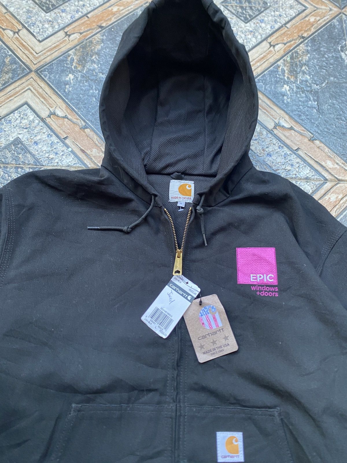 Carhartt Carhartt Active Jacket J131-BLK Size US L / EU 52-54 / 3 - 2 Thumbnail