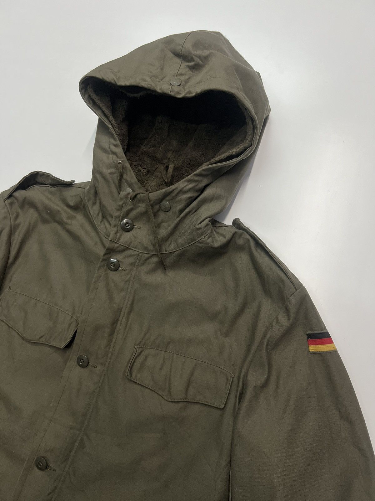 Other 🔥GERMANY ARMY JACKET WITH FLEECE LINED Size US L / EU 52-54 / 3 - 6 Thumbnail