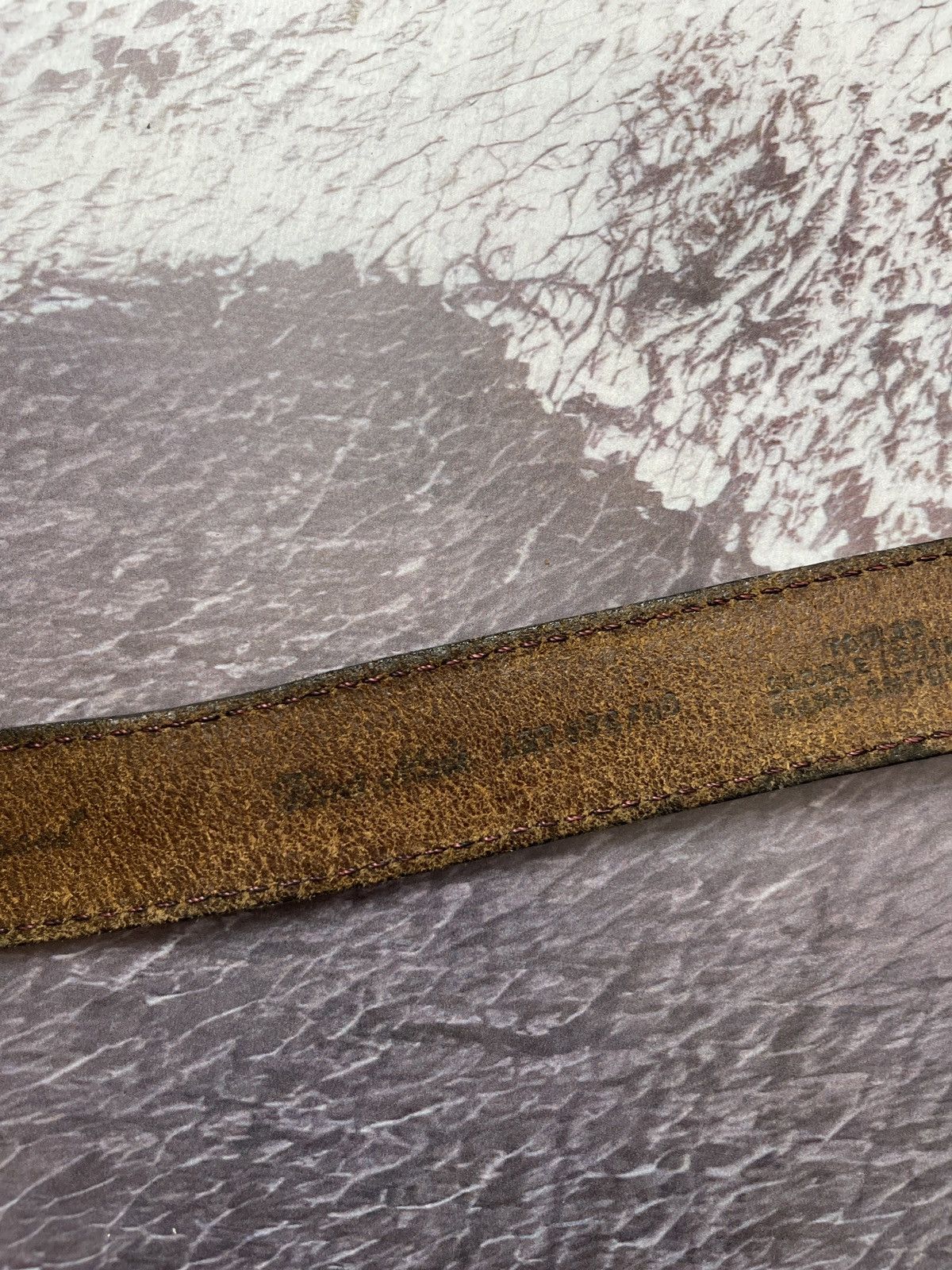 Other Vintage Cowboy brown leather made in Italy belt Size ONE SIZE - 9 Thumbnail