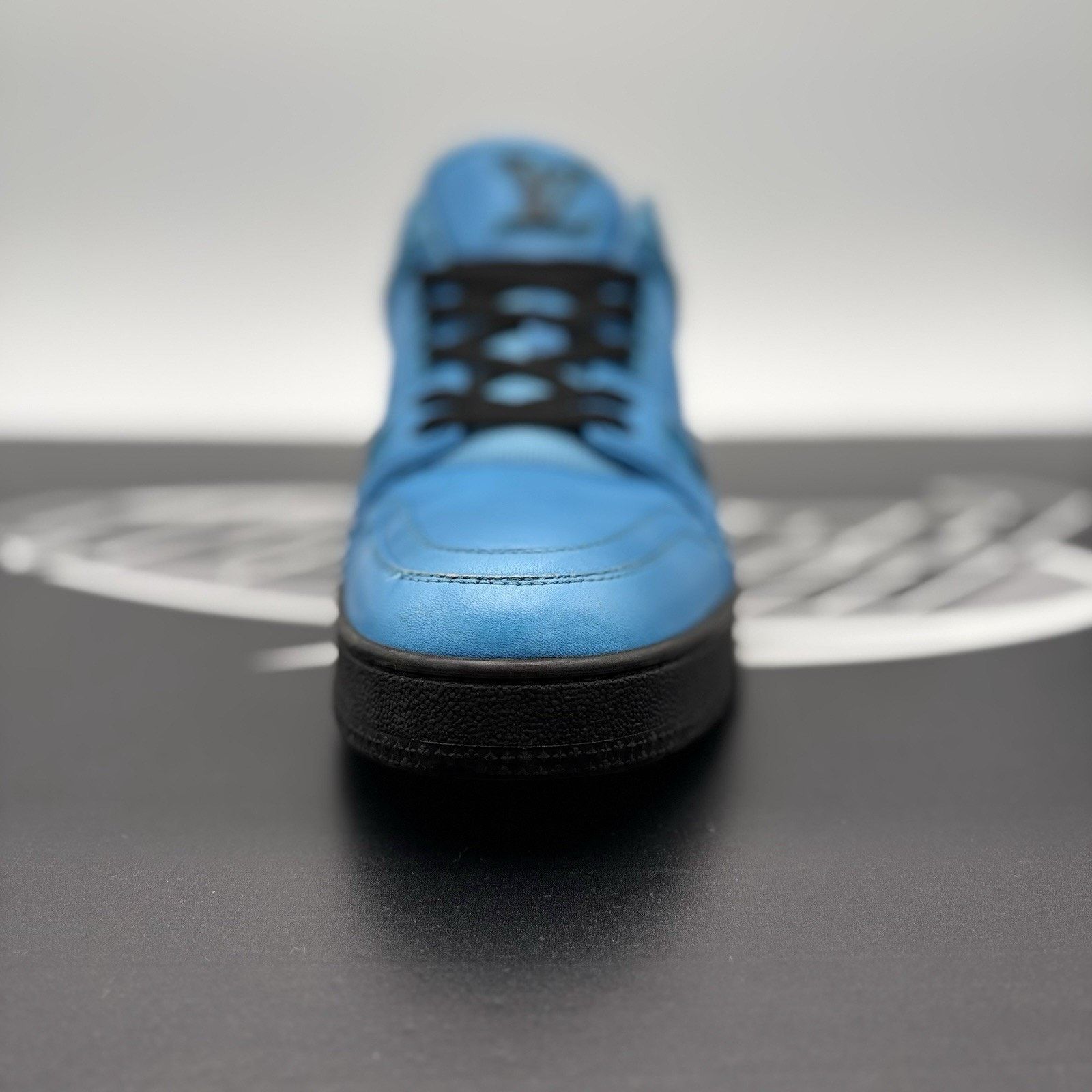 Louis Vuitton (8-8.5 US) Louis Vuitton Trainer ' Blue Black ' | GOOD COND! Size US 8.5 / EU 41-42 - 15 Thumbnail