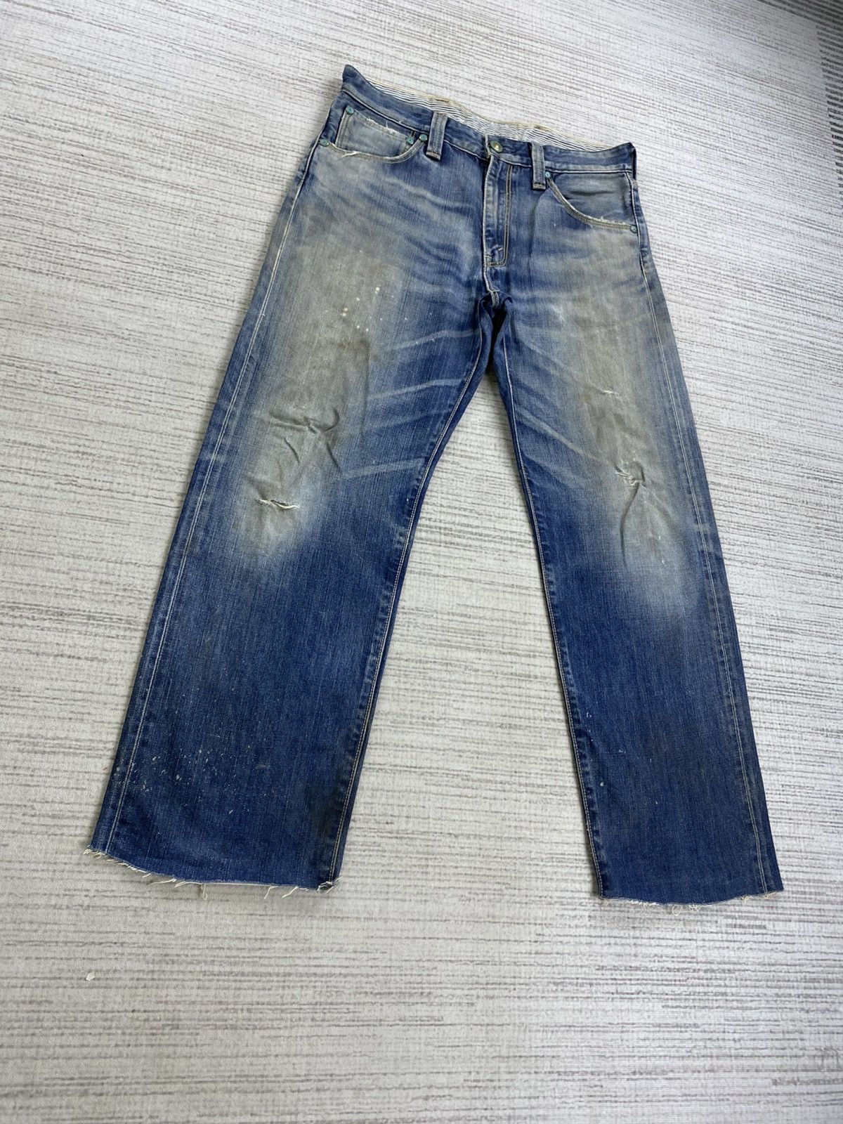 Levi's Vintage Levis Classic 503 Distressed Denim Jeans Size US 34 / EU 50 - 3 Thumbnail