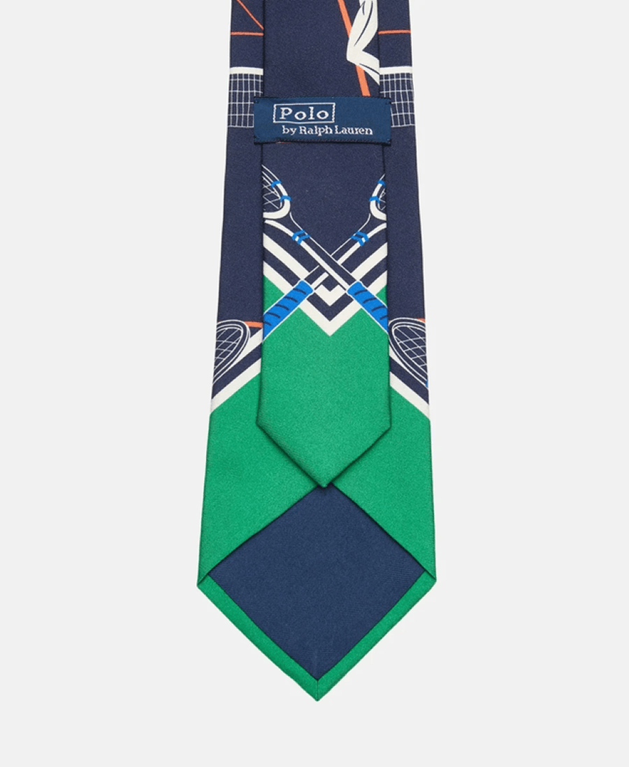 Polo Ralph Lauren Polo Ralph Lauren - Wimbledon Silk Tie Tennis Match - OS Size ONE SIZE - 5 Thumbnail