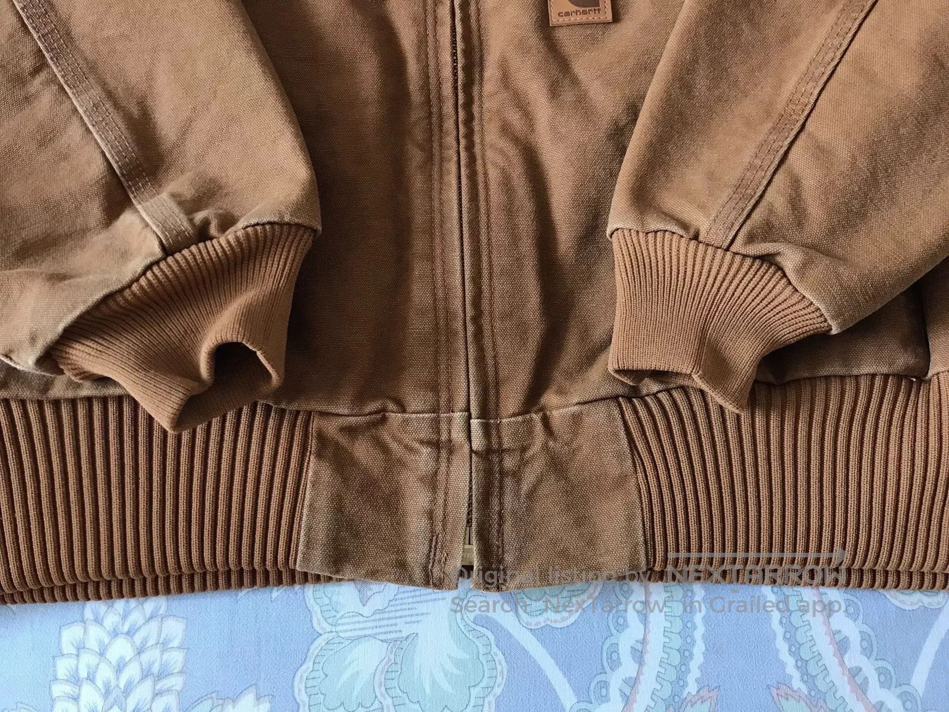 Carhartt Carhartt J130 Brown XL Washed Canvas Jacket. Size US XL / EU 56 / 4 - 5 Thumbnail