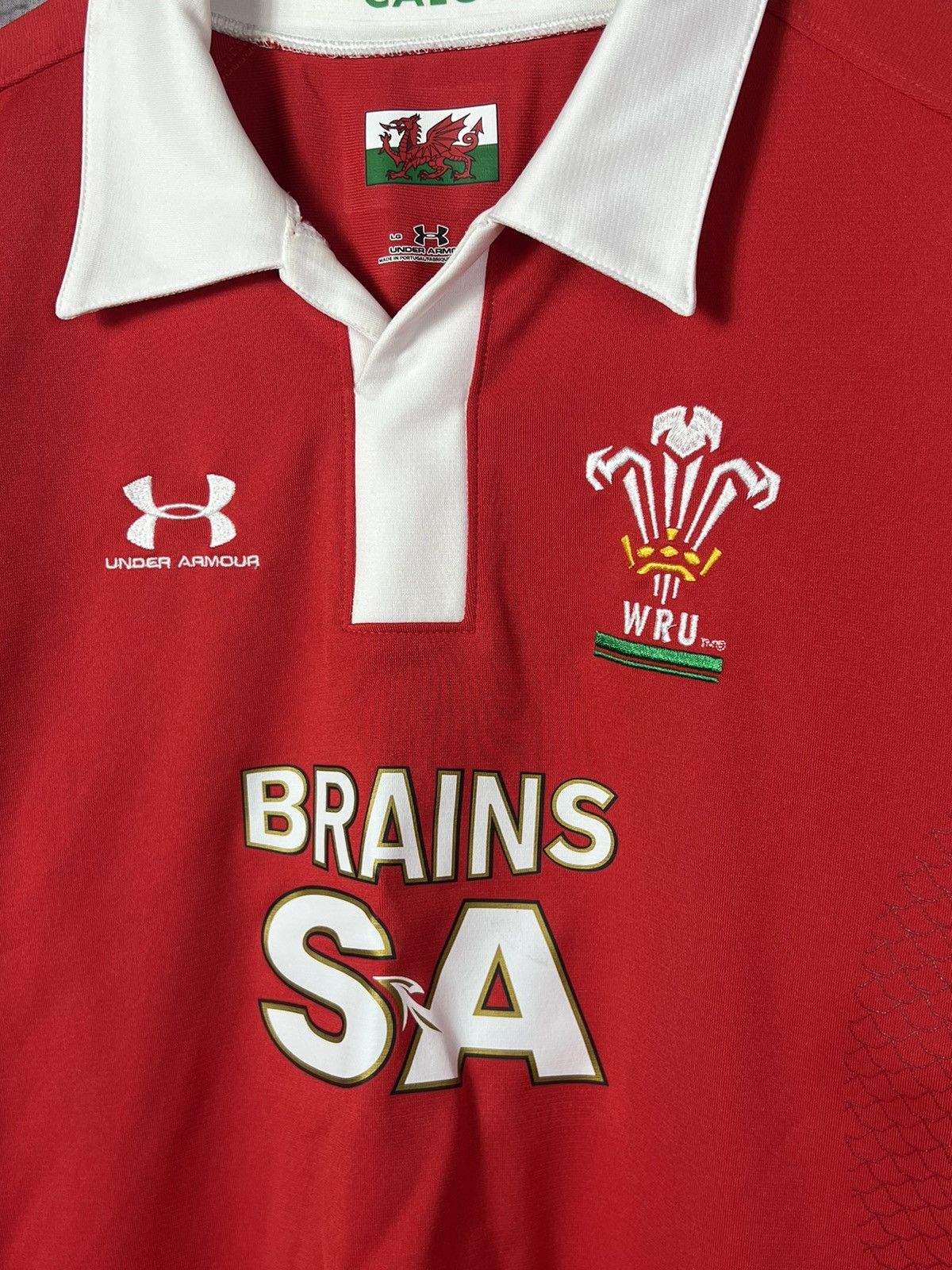 Under Armour Under Armour 2008 Wales Rugby Union Jersey Shirt Size US L / EU 52-54 / 3 - 3 Thumbnail