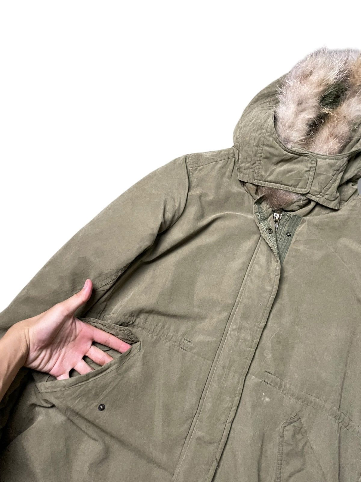 Japanese Brand × Vintage CUTIE BLONDE Sherpa Lining Military Jacket (80) Size US L / EU 52-54 / 3 - 4 Thumbnail