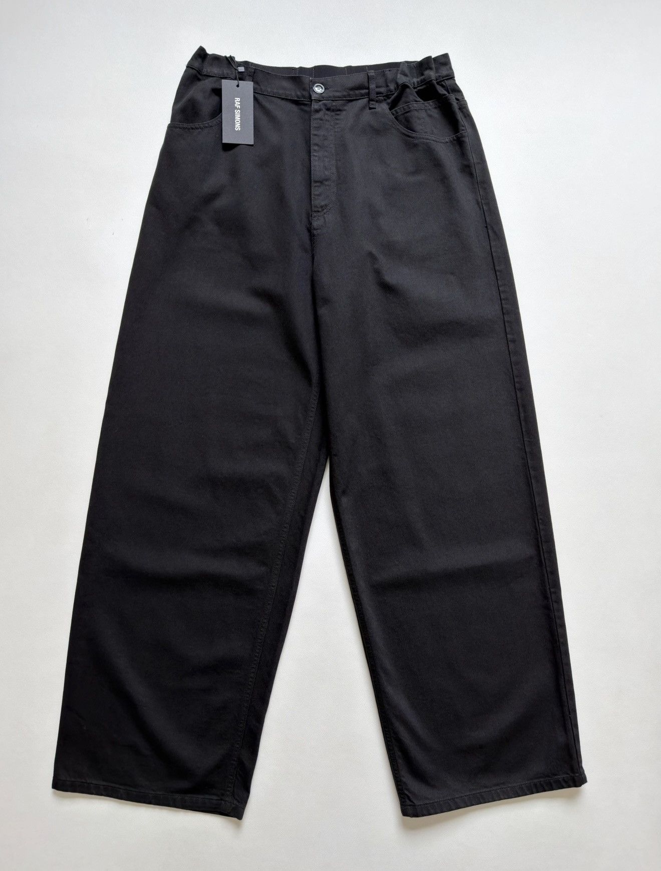Raf Simons S/S 23 Black Denim ‘Skate Trousers’ Size US 34 / EU 50 - 1 Thumbnail